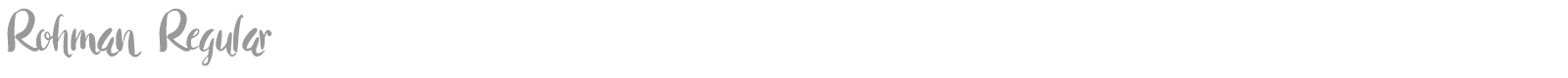 Rohman font preview
